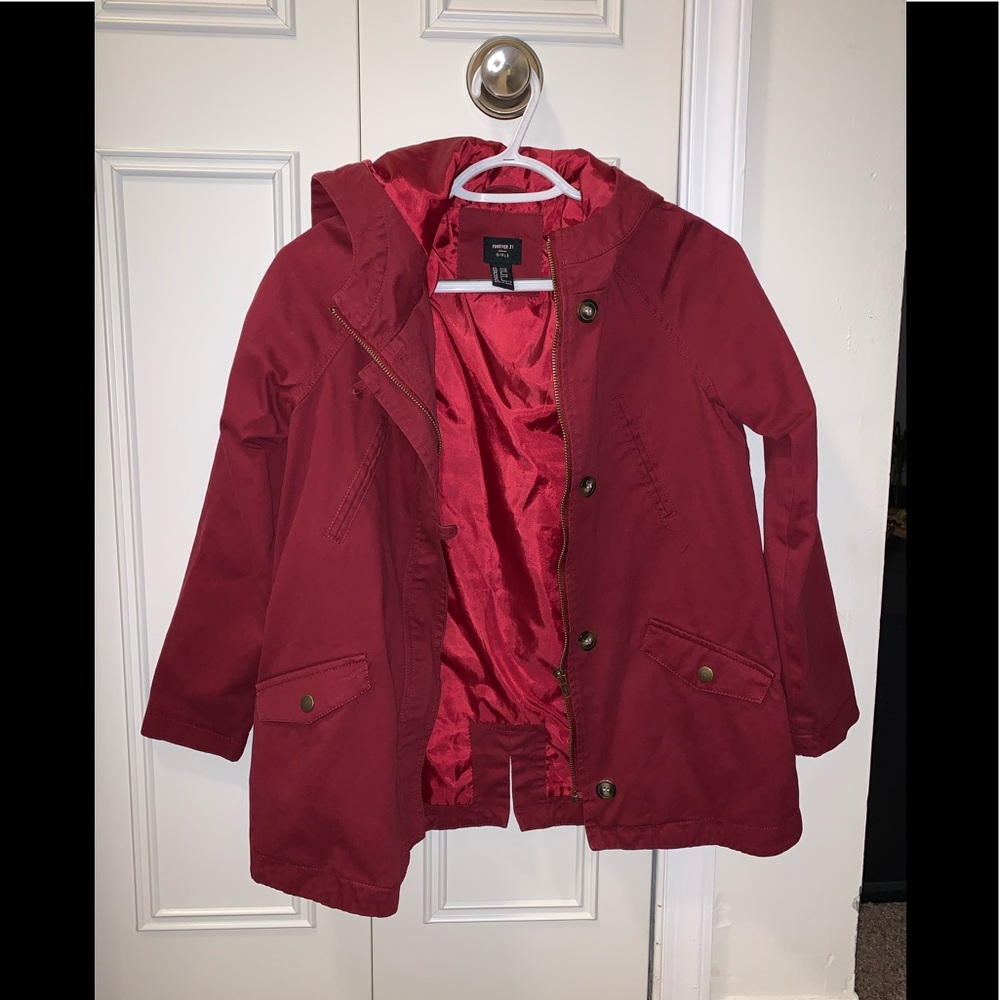 Cotton hooded jacket